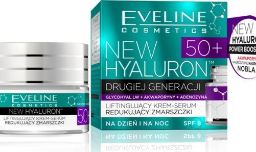 Eveline Cosmetics Liftingujący Krem-Serum Redukujący Zmarszczki 50+